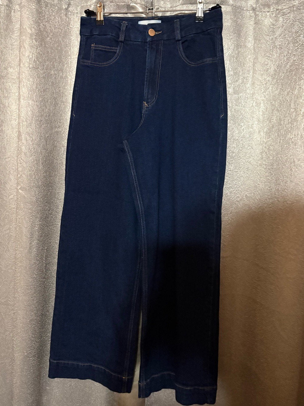 Dear John Audrey  Dark Blue Wide-Leg Jeans. Size 28